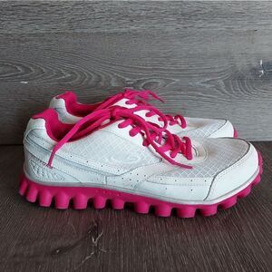 Champion Geo Foam White & Pink Running Shoes Size 9